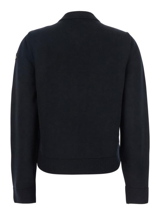 26FW 몽클레어 패딩 울 집업 가디건 9B00036 M1131 999 BLACK DOM - MONCLER