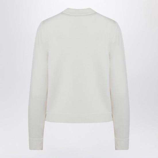 26FW 몽클레어 패딩 울 집업 가디건 9B00036 M1131 030 WHITE DOM - MONCLER