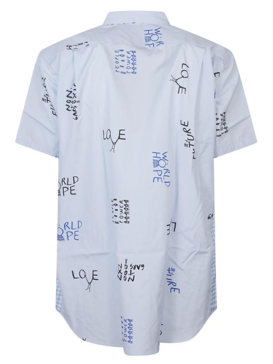 26SS 꼼데가르송 반팔 셔츠 FQB0450511 Blue - COMME DES GARCONS
