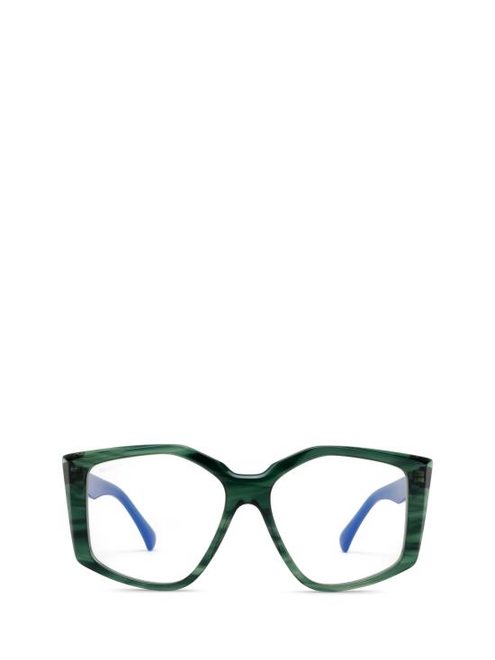 26FW 막스마라 안경 MM5162 B 098 DARK GREEN STRIPED