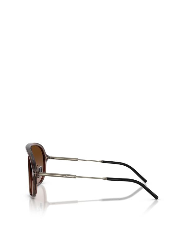 26FW 몽클레어 선글라스 ME6009 301813 SHINY TRANSPARENT BROWN - MONCLER