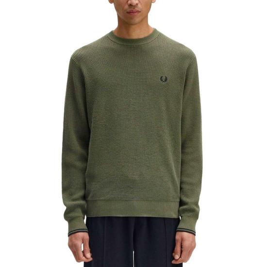 26FW 프레드페리 스웨터 K6507 X21 GREEN - FRED PERRY