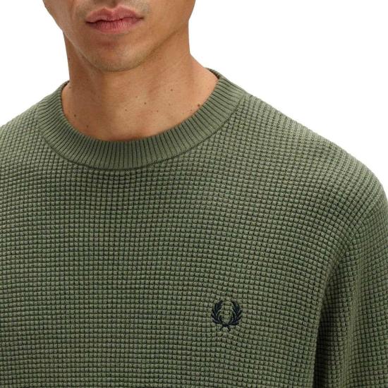 26FW 프레드페리 스웨터 K6507 X21 GREEN - FRED PERRY