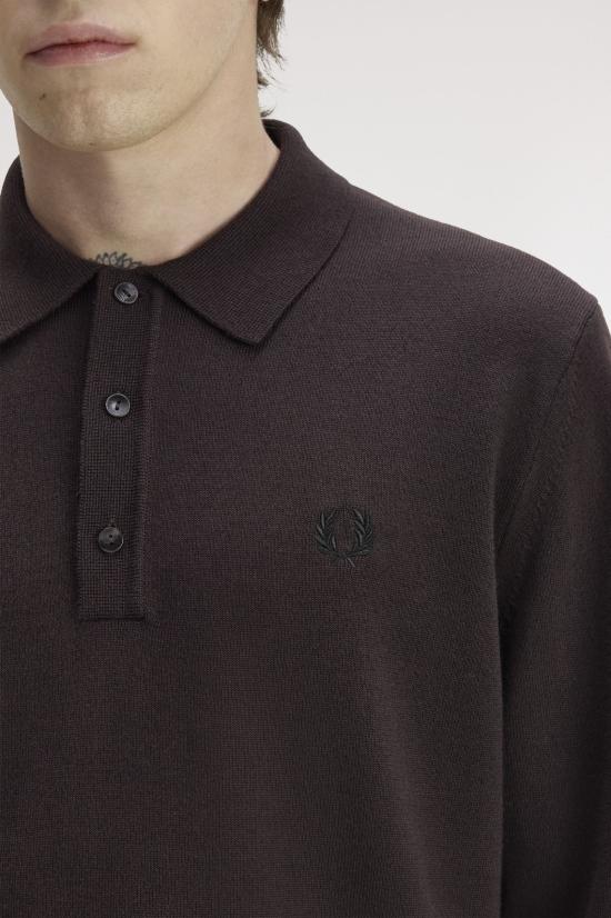 26FW 프레드페리 폴로 티셔츠 K4535 33C Rich brown - FRED PERRY