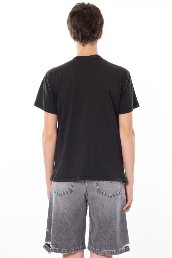 26SS 디젤 T-노미-Od-S1 코튼 티셔츠 A20399 0JMBB 900 Black - DIESEL