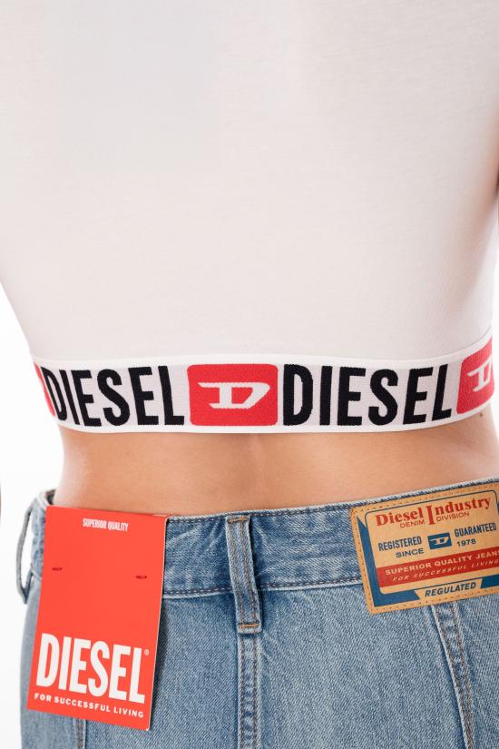 26SS 디젤 이르마-D-코어 티셔츠 A18273 0NJAP 100 White - DIESEL