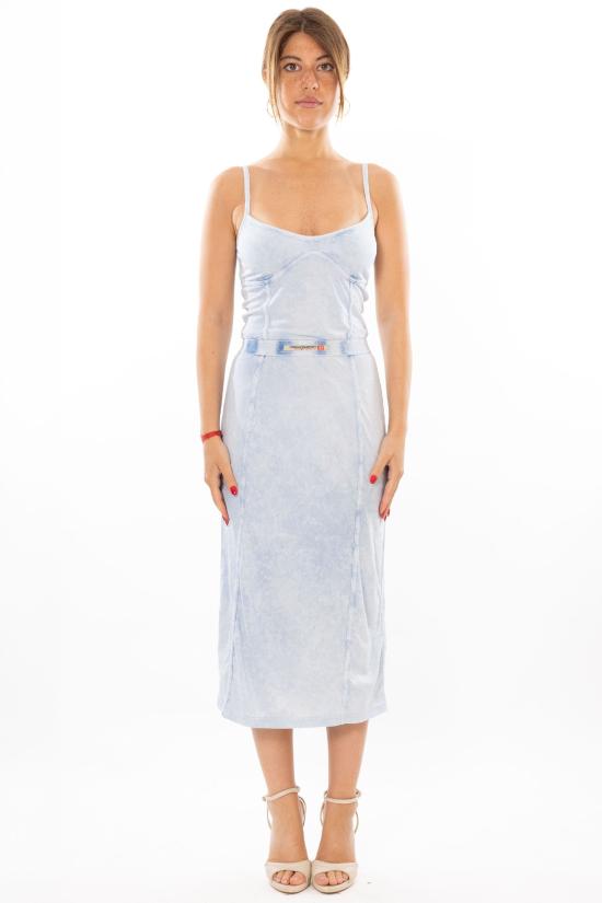 26SS 디젤 롱 원피스 A18358 0KIBY 01C Denim