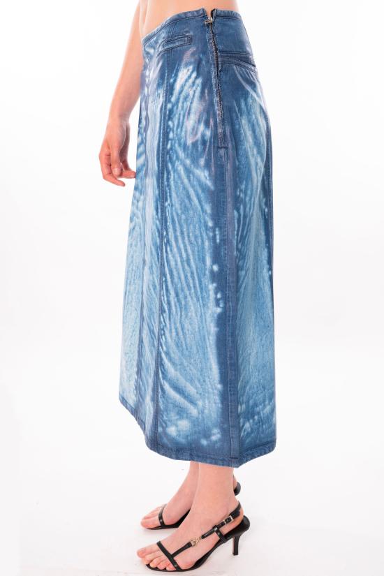 26SS 디젤 미디 스커트 A22448 068XC 01 Denim - DIESEL