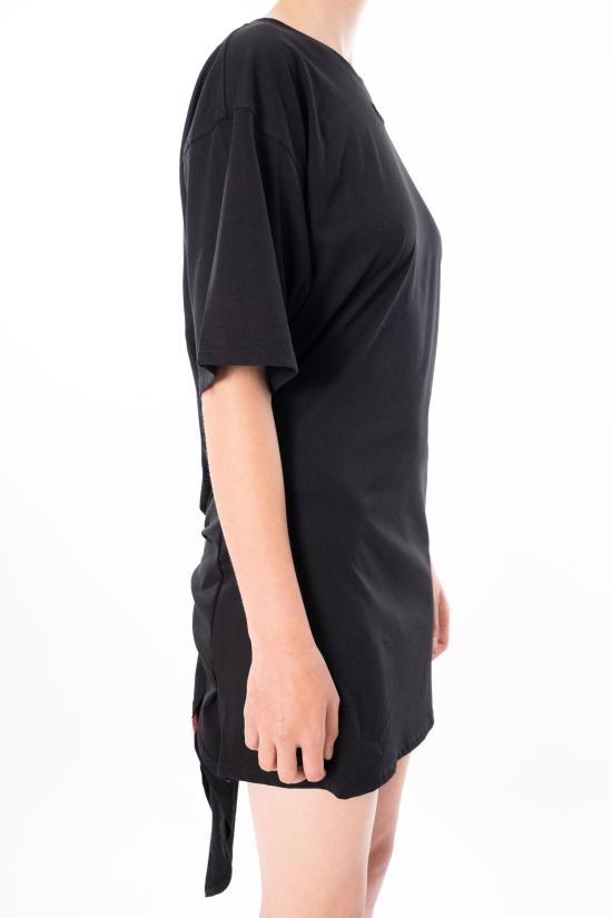 26SS 디젤 D-Elvor 이보르 티셔츠 드레스 A19232 0NIAX 9XX Black - DIESEL