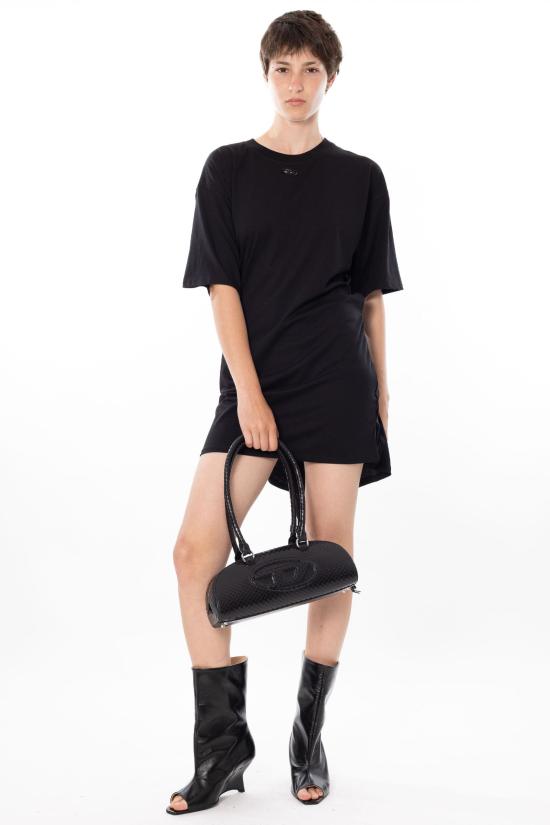 26SS 디젤 D-Elvor 이보르 티셔츠 드레스 A19232 0NIAX 9XX Black - DIESEL