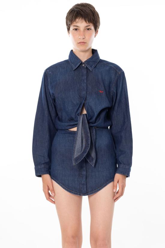 26SS 디젤 데님 원피스 A21457 0DBDB 01 Denim