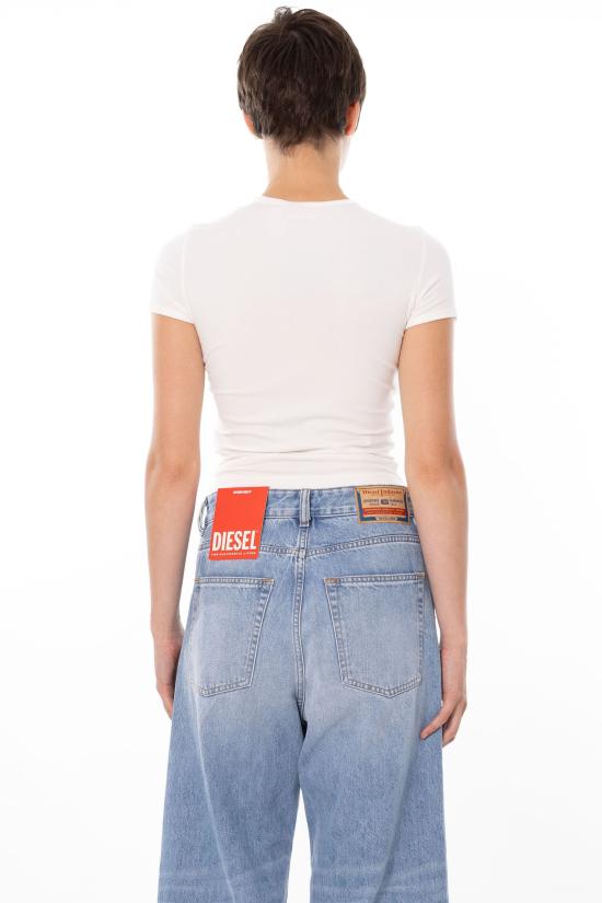 26SS 디젤 t-uncutieslong-od 반팔 티셔츠 A19917 0AHQH 141 White - DIESEL