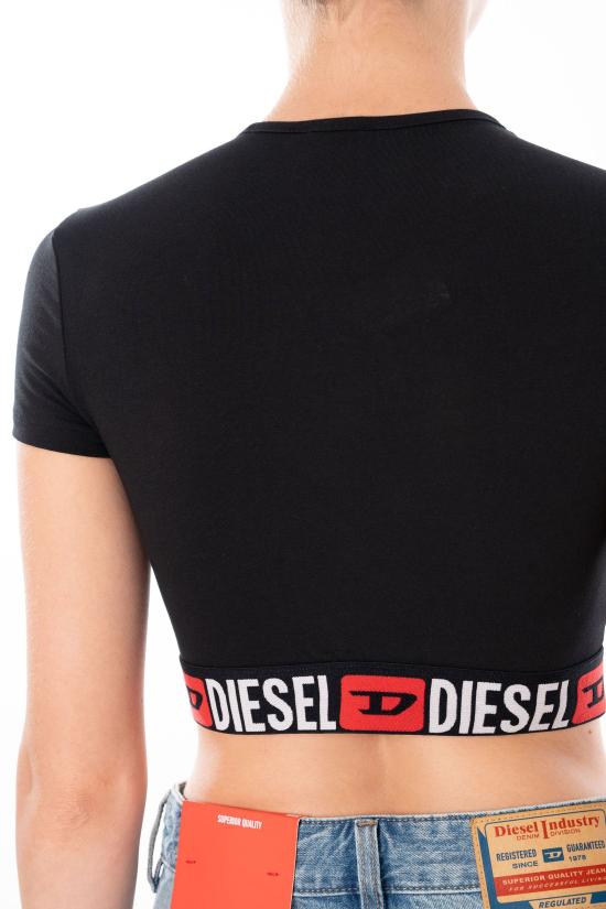 26SS 디젤 이르마-D-코어 티셔츠 A18273 0NJAP 9XX Black - DIESEL
