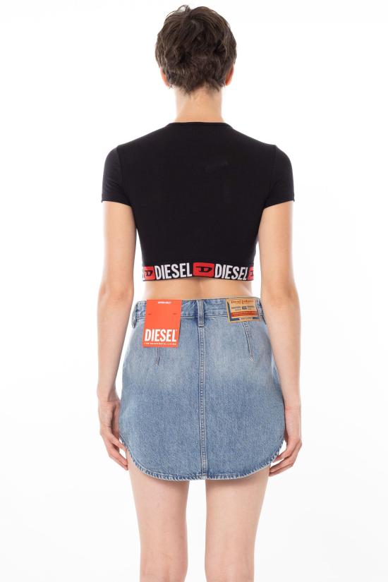 26SS 디젤 이르마-D-코어 티셔츠 A18273 0NJAP 9XX Black - DIESEL
