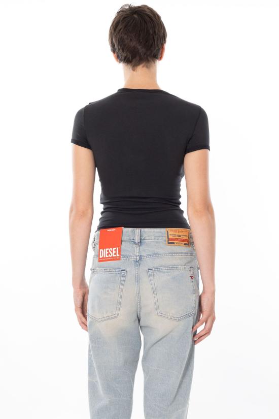 26SS 디젤 t-uncutieslong-od 반팔 티셔츠 A19917 0AHQH 900 Black - DIESEL