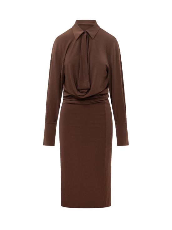 26FW 안다마네 원피스 T200108ATJP199 641 DARK BROWN