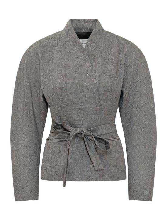 26FW 안다마네 수트 자켓 T203064BTNP269 897 GREY BLACK