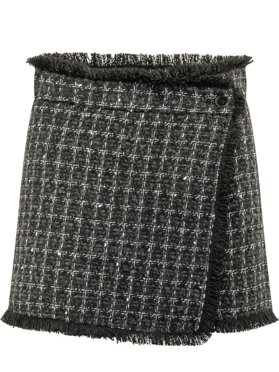 26FW 엠에스지엠 숏 스커트 4141MDB03A267506 98 BLACK MULTI