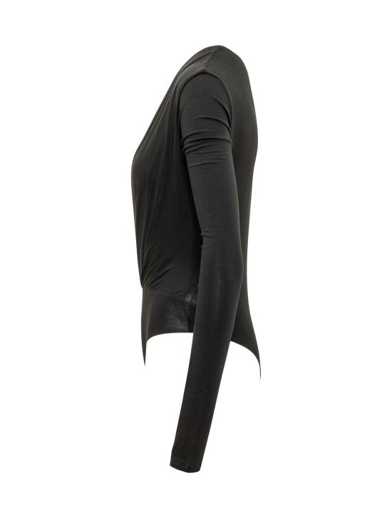 26FW 안다마네 반팔 티셔츠 T200771ATJV053 999 BLACK - ANDAMANE