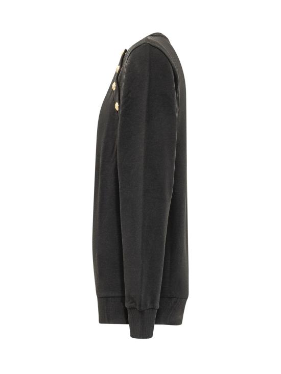 26FW [키즈] 발망 캐시미어 니트 BZ4I10Z3183 930OR BLACK GOLD - BALMAIN