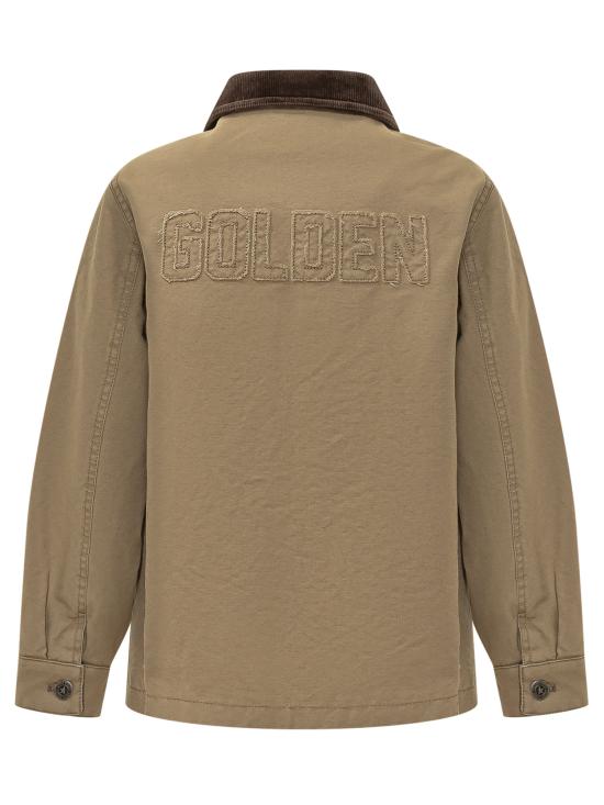 26FW [키즈] 골든구스 자켓 GKP02797P002709 15693 DARK BEIGE - GOLDEN GOOSE