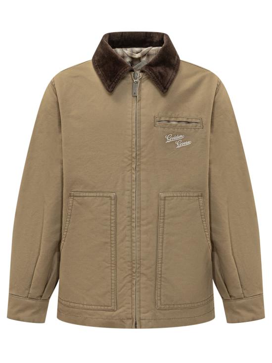 26FW [키즈] 골든구스 자켓 GKP02797P002709 15693 DARK BEIGE