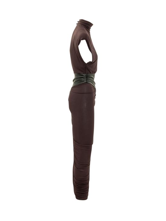 26FW 안다마네 원피스 T200121ATJV053 383 ROUGE NOIR - ANDAMANE