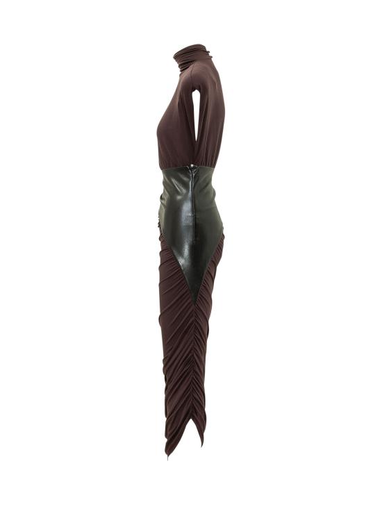 26FW 안다마네 원피스 T200121ATJV053 383 ROUGE NOIR - ANDAMANE