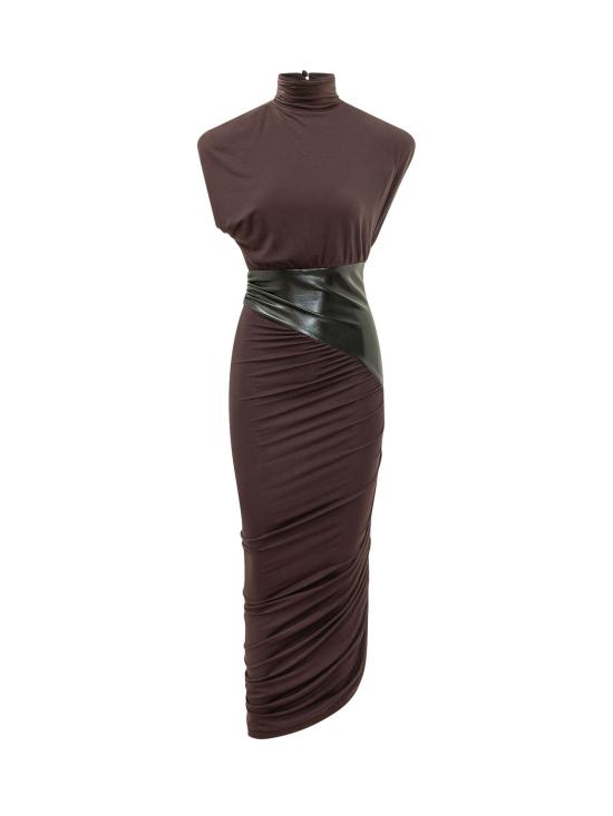 26FW 안다마네 원피스 T200121ATJV053 383 ROUGE NOIR