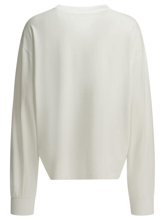 26FW 가니 긴팔 티셔츠 A1050241 151 WHITE DOM - GANNI