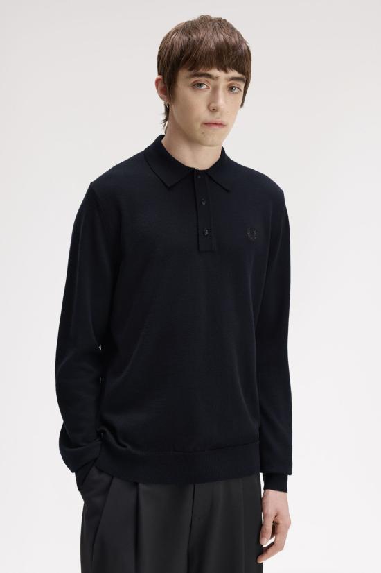 26FW 프레드페리 폴로 티셔츠 K4535 421 Navy - FRED PERRY