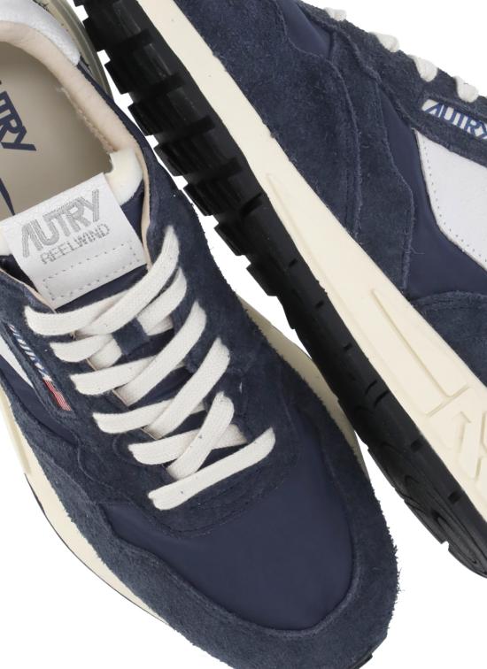 26FW 오트리 릴윈드 로우 나일론 스웨이드 스니커즈 WWLM NC30WHT SPACE BLUE - AUTRY