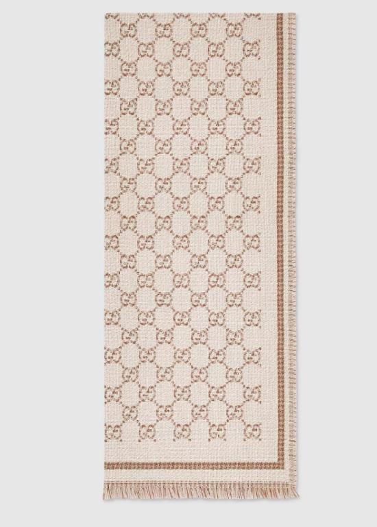 26FW 구찌 GG 울 스카프 8390353GAMQ9778 Beige