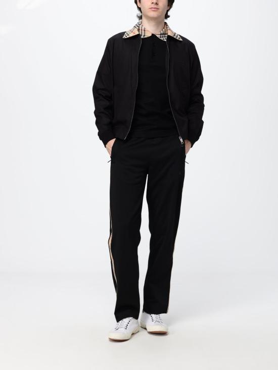 26FW 버버리 폴로 티셔츠 8126965 Black - BURBERRY