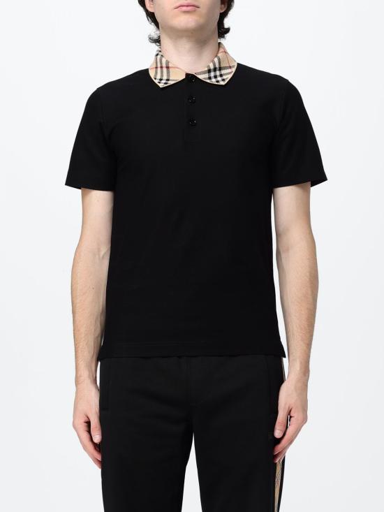 26FW 버버리 폴로 티셔츠 8126965 Black