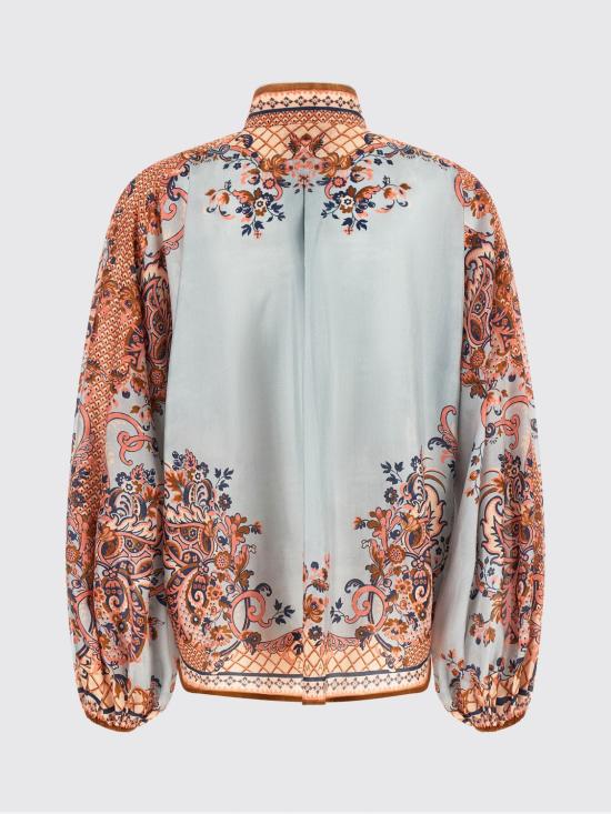 26FW 짐머만 블라우스 4461TSS261 BLUPF Blue - ZIMMERMANN