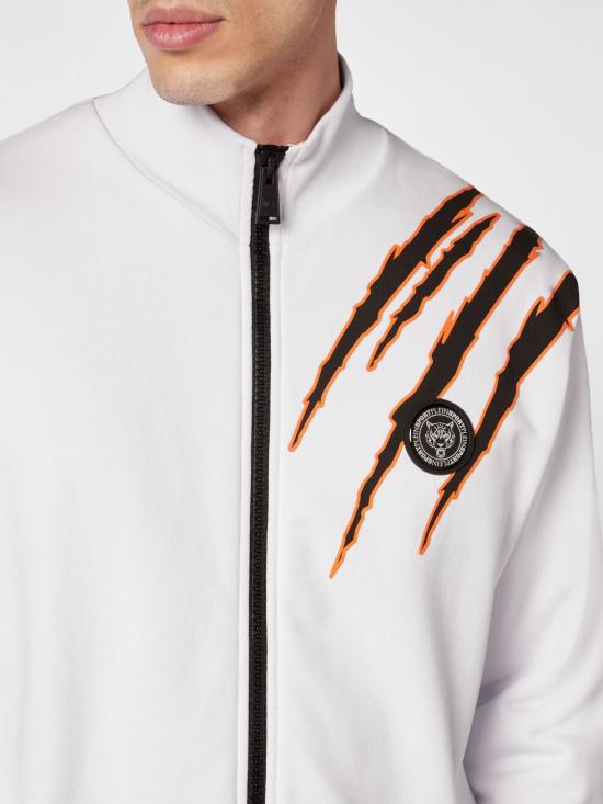 26SS 플레인스포츠 긴팔 티셔츠 SADCMJB3247SJO001N 01 White - PLEIN SPORT