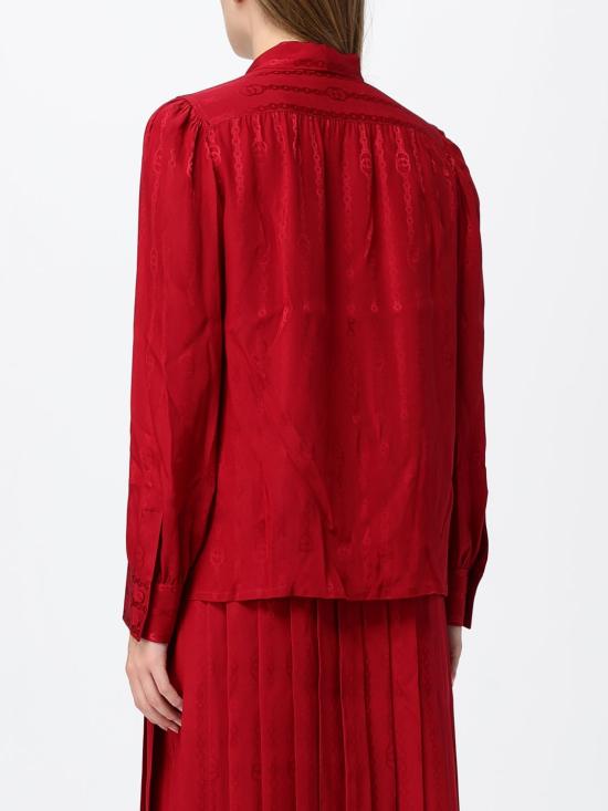 26FW 구찌 블라우스 865102ZAM48 6199 Red - GUCCI