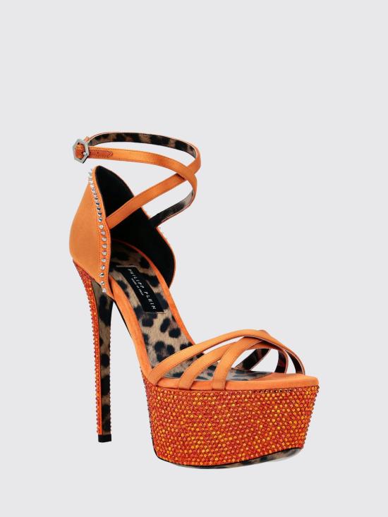 26SS 필립 플레인 힐/펌프스 PAASWSA0418PCO058N 20 Orange - PHILIPP PLEIN