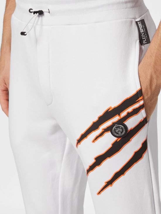 26SS 플레인스포츠 트레이닝/조거 팬츠 SADCMJT2256SJO001N 01 White - PLEIN SPORT