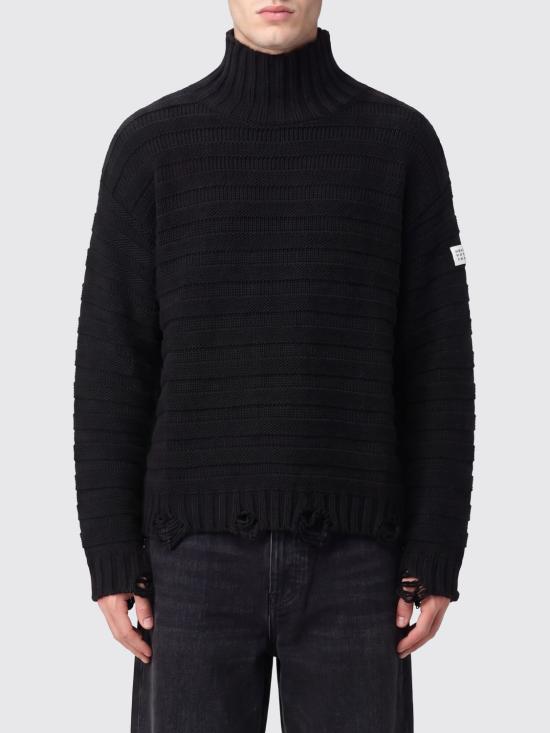 26FW MM6 메종마르지엘라 터틀넥 SH0HA0004M13040 900 Black