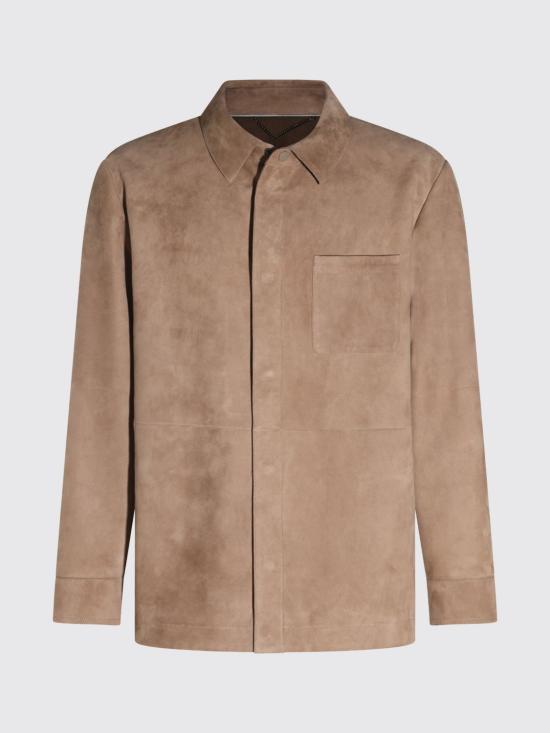 26FW 카날리 무스탕 O70507LE00281 702 Beige - CANALI