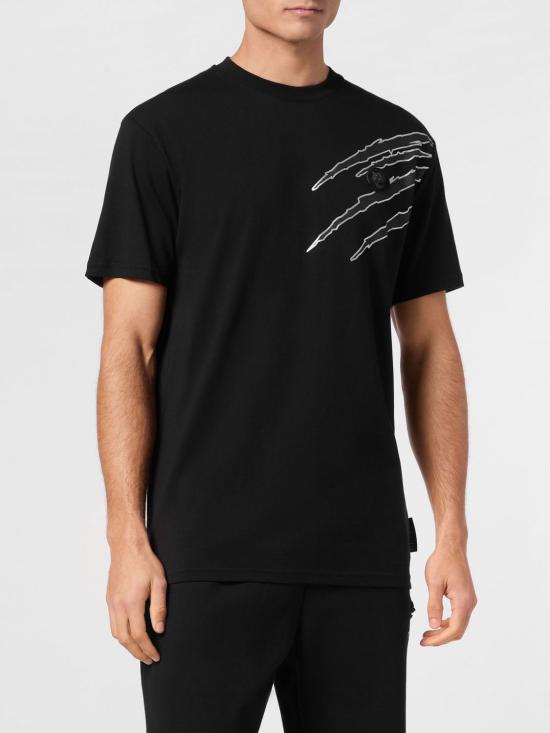 26SS 플레인스포츠 반팔 티셔츠 SAECMTK8019STE001N 0270 Black 1