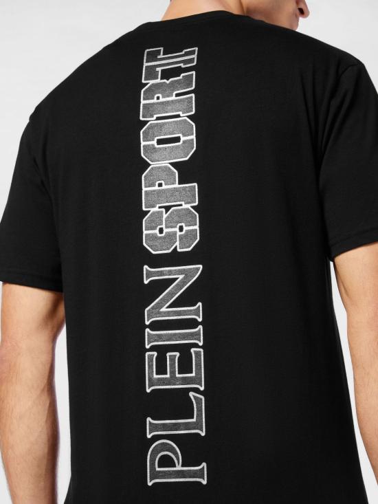 26SS 플레인스포츠 반팔 티셔츠 SAECMTK8019STE001N 0270 Black 1 - PLEIN SPORT