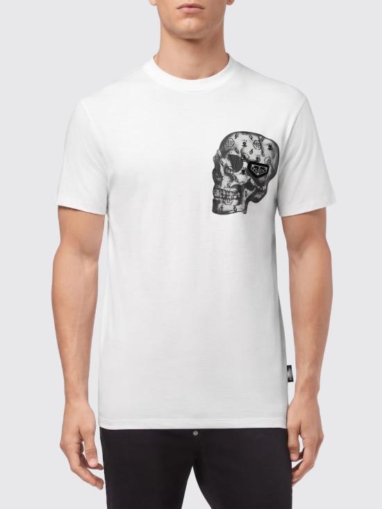 26SS 필립 플레인 반팔 티셔츠 LABCUTK0034PJY002N 01 White
