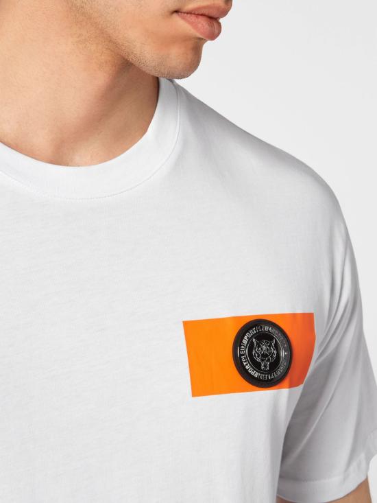 26SS 플레인스포츠 반팔 티셔츠 SADCMTK6907SJY001N 01 White - PLEIN SPORT