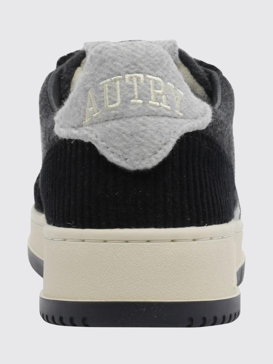 26FW 오트리 메달리스트 로우 스니커즈 AULM V104 Black 3 - AUTRY