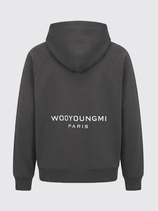 26SS 우영미 후드 티셔츠 W261TS37 740G Grey - WOOYOUNGMI