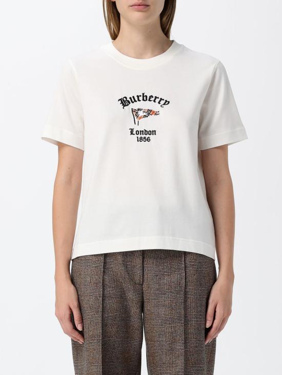 26FW 버버리 반팔 티셔츠 8128206 White