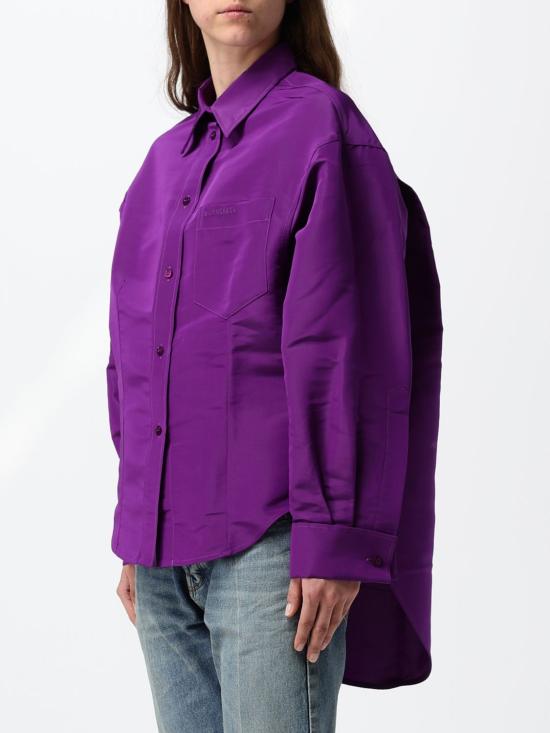 26FW 발렌시아가 블라우스 872318TUP19 5210 Violet - BALENCIAGA